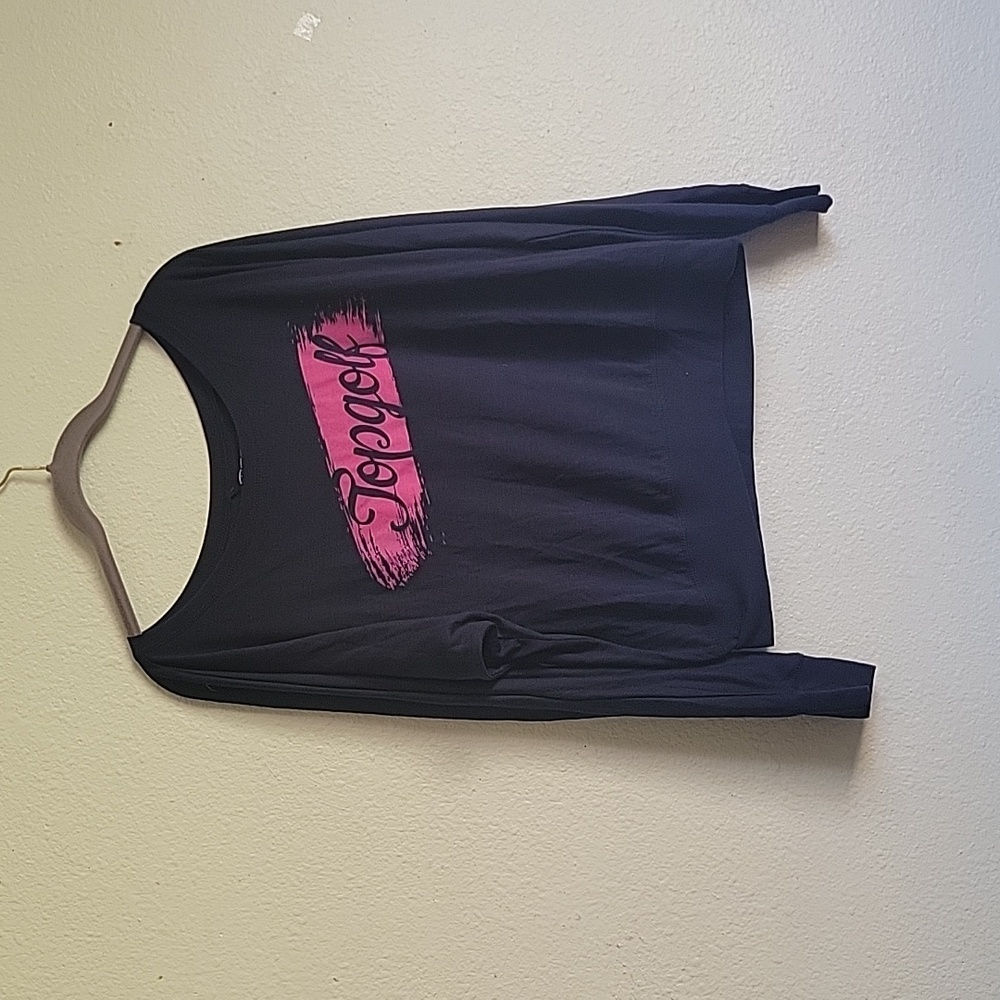 NWT TOPGOL blause size Medium color blue pink